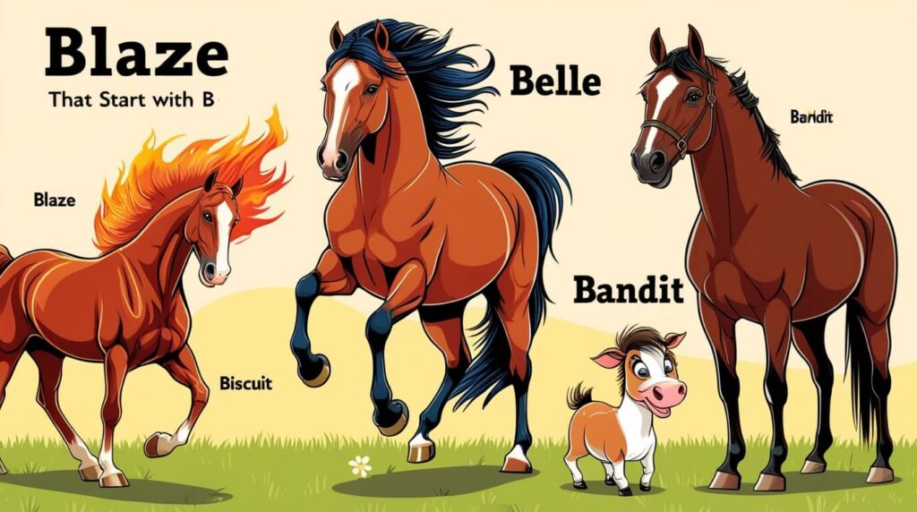 Unique Horse Names that starts with B