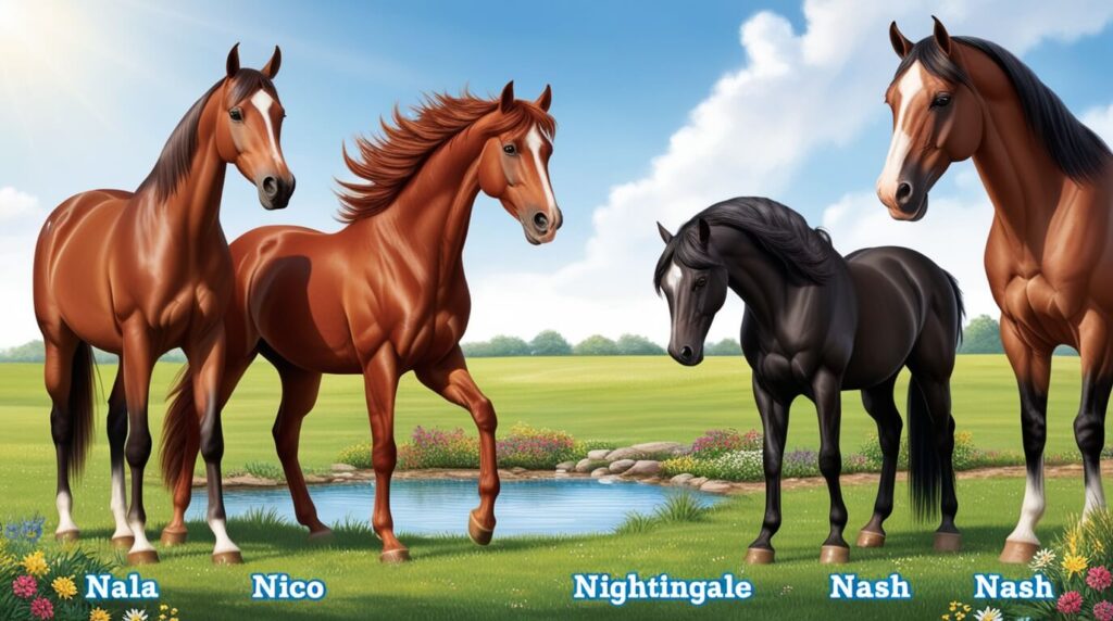 Popular Horse names that starts with N